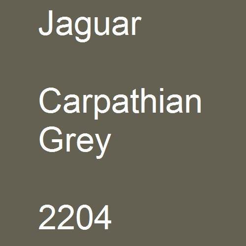 Jaguar, Carpathian Grey, 2204.